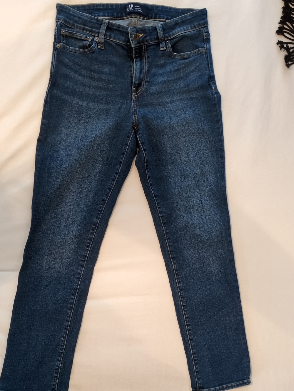 GAP Women's Dark Blue Straight Jeans